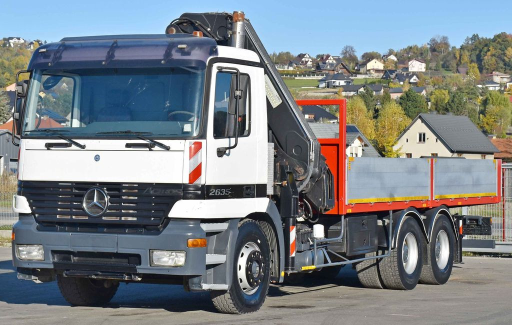 Mercedes-Benz ACTROS 2635 Pritsche 6,40m + HIAB 400 E-5 + FUNK - شاحنة كرين: صورة 4 Mercedes-Benz ACTROS 2635 Pritsche 6,40m + HIAB 400 E-5 + FUNK - شاحنة كرين: صورة 4