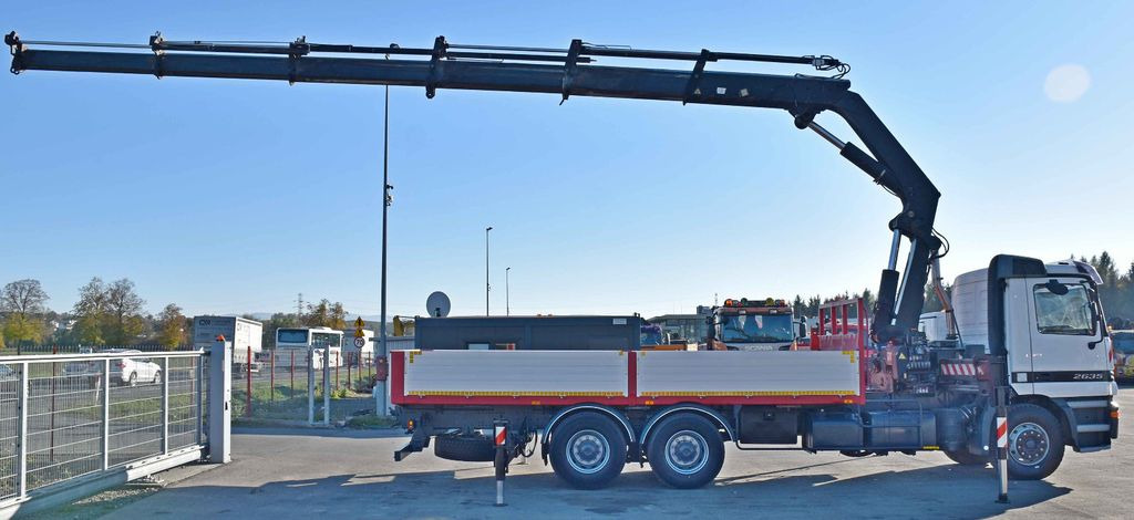 شاحنة كرين Mercedes-Benz ACTROS 2635 Pritsche 6,40m + HIAB 400 E-5 + FUNK: صورة 6