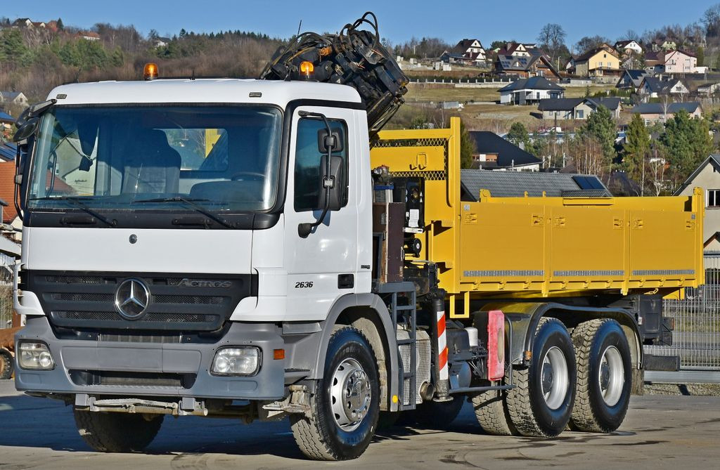 Mercedes-Benz ACTROS 2636 * TEREX 165.2E - A4 + FUNK/6x4 Mercedes-Benz ACTROS 2636 * TEREX 165.2E - A4 + FUNK/6x4 - شاحنة كرين, شاحنة قلاب: صورة 4 Mercedes-Benz ACTROS 2636 * TEREX 165.2E - A4 + FUNK/6x4 Mercedes-Benz ACTROS 2636 * TEREX 165.2E - A4 + FUNK/6x4 - شاحنة كرين, شاحنة قلاب: صورة 4