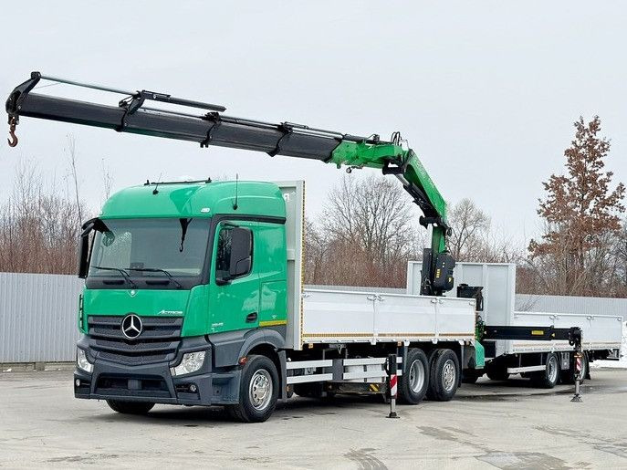 Mercedes-Benz ACTROS 2645 * FASSI F345.24 XE + FUNK + Anhänger - شاحنة كرين: صورة 2 Mercedes-Benz ACTROS 2645 * FASSI F345.24 XE + FUNK + Anhänger - شاحنة كرين: صورة 2