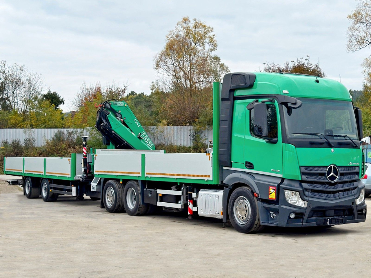 Mercedes-Benz ACTROS 2645* FASSI F345 RA 2.4/FUNK+Anhänger - شاحنة كرين: صورة 4 Mercedes-Benz ACTROS 2645* FASSI F345 RA 2.4/FUNK+Anhänger - شاحنة كرين: صورة 4