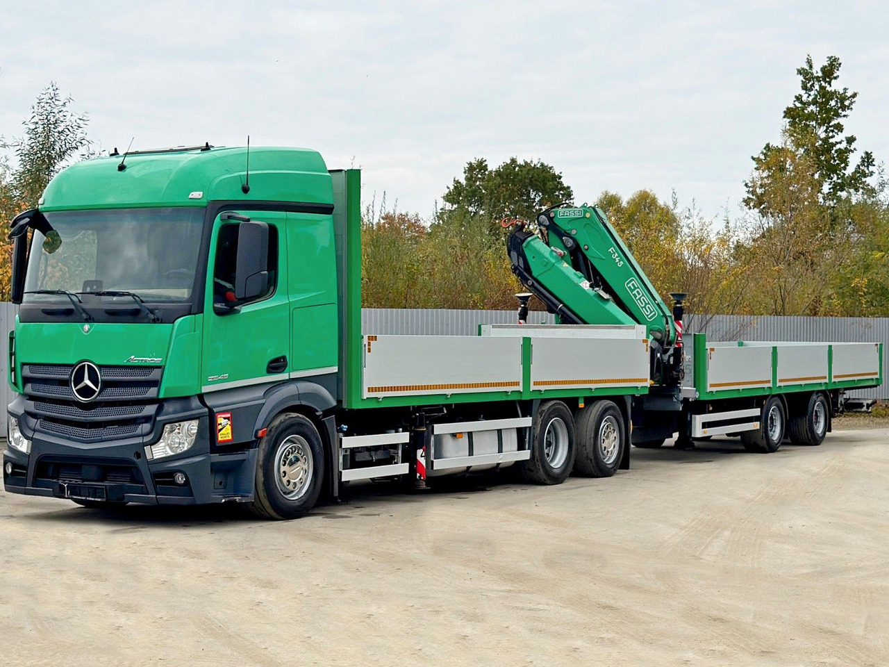 Mercedes-Benz ACTROS 2645* FASSI F345 RA 2.4/FUNK+Anhänger - شاحنة كرين: صورة 3 Mercedes-Benz ACTROS 2645* FASSI F345 RA 2.4/FUNK+Anhänger - شاحنة كرين: صورة 3