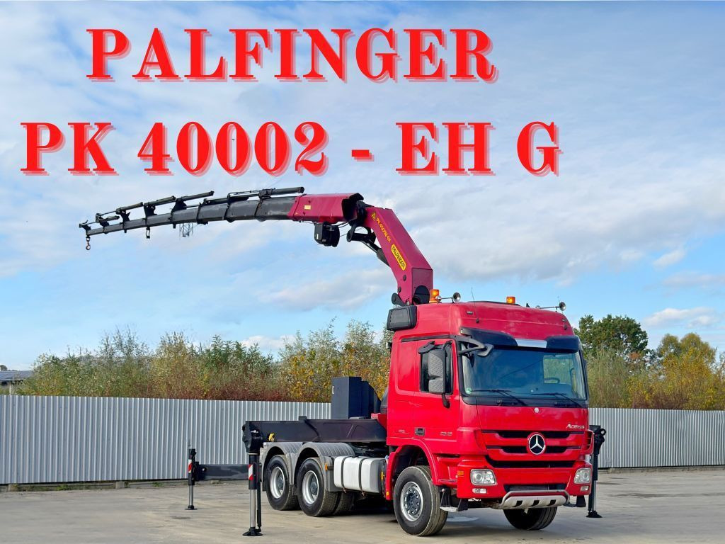 Mercedes-Benz ACTROS 2646 * PK 40002 - EH G + FUNK / 6x4 * TOP - شاحنة كرين: صورة 1 Mercedes-Benz ACTROS 2646 * PK 40002 - EH G + FUNK / 6x4 * TOP - شاحنة كرين: صورة 1