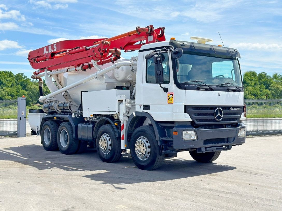 Mercedes-Benz ACTROS 3241* Betonpumpe 21m *8x4 * Top Zustand Mercedes-Benz ACTROS 3241* Betonpumpe 21m *8x4 * Top Zustand - مضخة خرسانة: صورة 1 Mercedes-Benz ACTROS 3241* Betonpumpe 21m *8x4 * Top Zustand Mercedes-Benz ACTROS 3241* Betonpumpe 21m *8x4 * Top Zustand - مضخة خرسانة: صورة 1