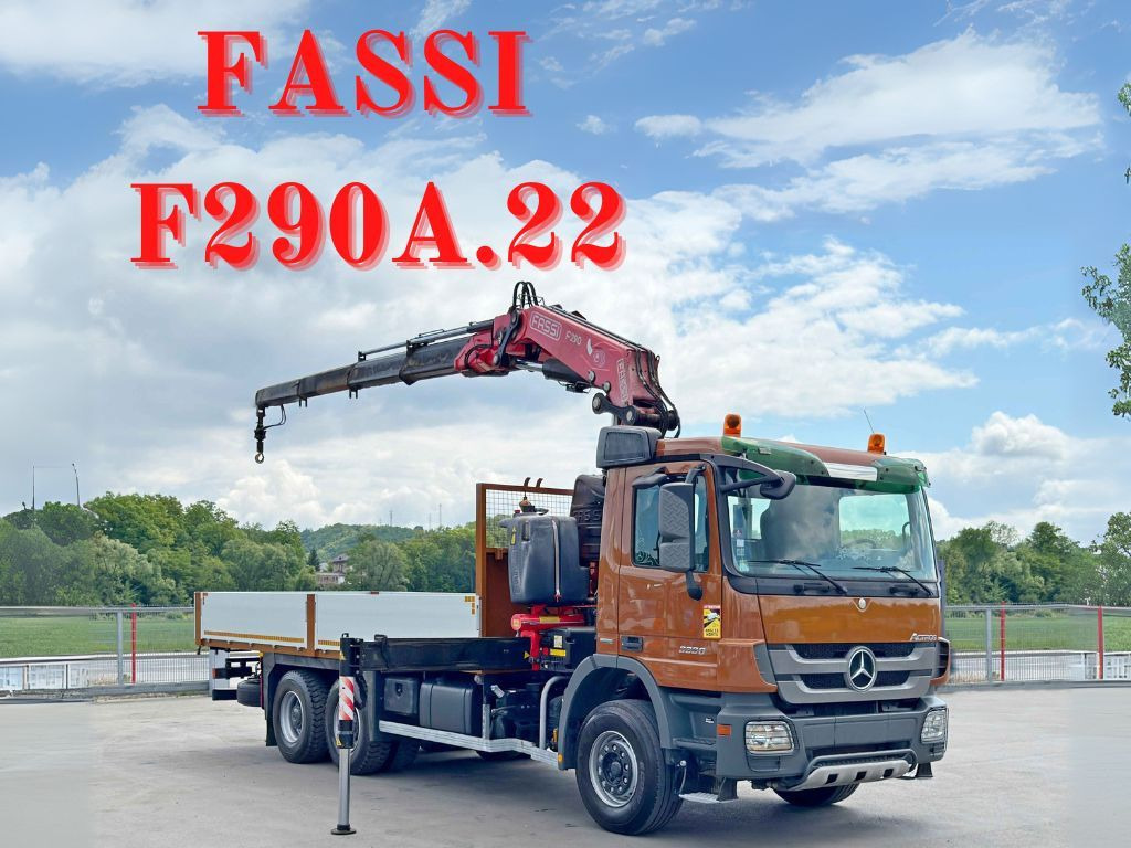 Mercedes-Benz ACTROS 3336 * FASSI F290A.22 + FUNK / 6x4 * TOP - شاحنة كرين: صورة 1 Mercedes-Benz ACTROS 3336 * FASSI F290A.22 + FUNK / 6x4 * TOP - شاحنة كرين: صورة 1