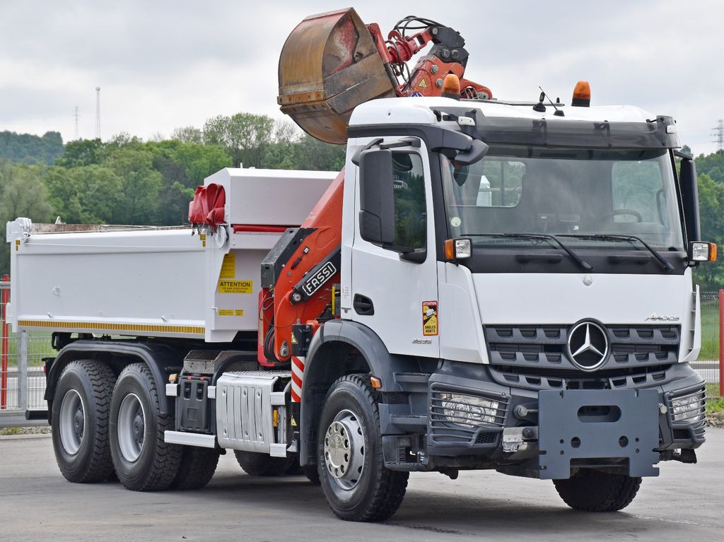 Mercedes-Benz AROCS 2635* FASSI F165AZ.0.22 + FUNK * 6x4 Mercedes-Benz AROCS 2635* FASSI F165AZ.0.22 + FUNK * 6x4 - شاحنة كرين, شاحنة قلاب: صورة 4 Mercedes-Benz AROCS 2635* FASSI F165AZ.0.22 + FUNK * 6x4 Mercedes-Benz AROCS 2635* FASSI F165AZ.0.22 + FUNK * 6x4 - شاحنة كرين, شاحنة قلاب: صورة 4