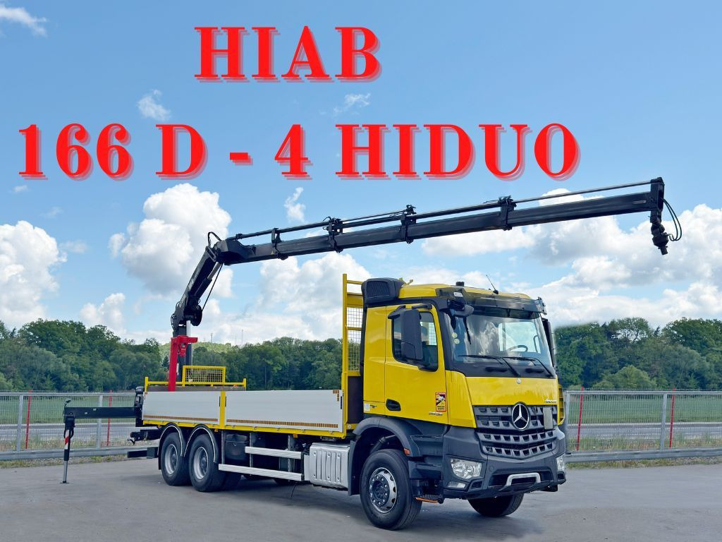Mercedes-Benz AROCS 2636 *HIAB 166 D-4 HIDUO + FUNK* 6x4 - شاحنة كرين: صورة 1 Mercedes-Benz AROCS 2636 *HIAB 166 D-4 HIDUO + FUNK* 6x4 - شاحنة كرين: صورة 1