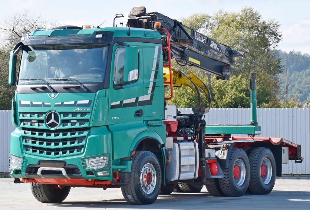 Mercedes-Benz AROCS 3363 *HOLZTRANSPORTER * LOGLIFT 251S /6x4 - شاحنة قطع الأشجار, شاحنة كرين: صورة 3 Mercedes-Benz AROCS 3363 *HOLZTRANSPORTER * LOGLIFT 251S /6x4 - شاحنة قطع الأشجار, شاحنة كرين: صورة 3