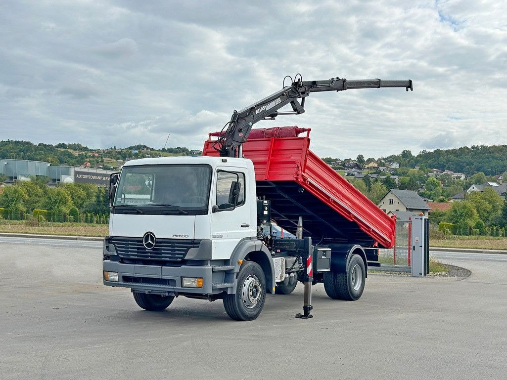 Mercedes-Benz ATEGO 1823 * KIPPER 5,25 m *ATLAS AK 3500C * TOP - شاحنة قلاب, شاحنة كرين: صورة 2 Mercedes-Benz ATEGO 1823 * KIPPER 5,25 m *ATLAS AK 3500C * TOP - شاحنة قلاب, شاحنة كرين: صورة 2