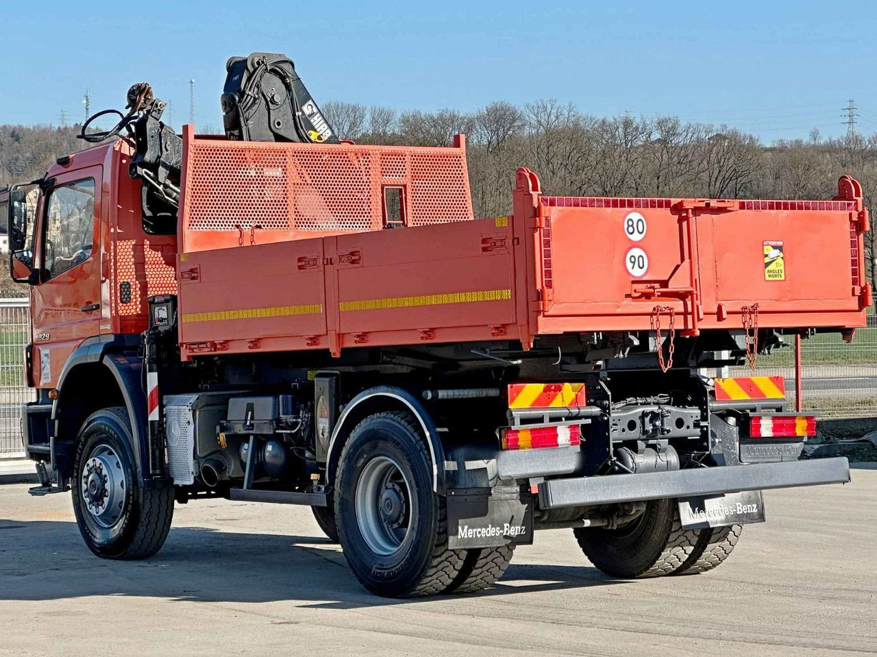 Mercedes-Benz AXOR 1829 * HIAB 1111 HIDUO + FUNK * TOP * 4x4 - شاحنة كرين: صورة 5 Mercedes-Benz AXOR 1829 * HIAB 1111 HIDUO + FUNK * TOP * 4x4 - شاحنة كرين: صورة 5
