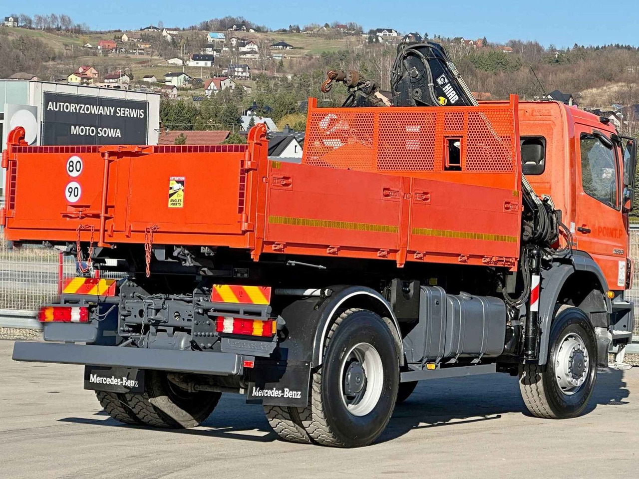 Mercedes-Benz AXOR 1829 * HIAB 1111 HIDUO + FUNK * TOP * 4x4 - شاحنة قلاب, شاحنة كرين: صورة 5 Mercedes-Benz AXOR 1829 * HIAB 1111 HIDUO + FUNK * TOP * 4x4 - شاحنة قلاب, شاحنة كرين: صورة 5