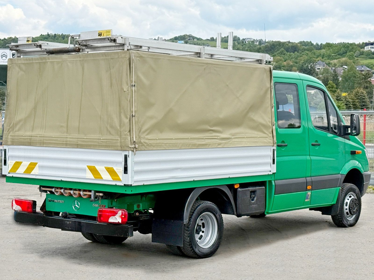 قلاب صغير Mercedes-Benz Sprinter 516 CDI* Doppel Kabine! 4x4 *TOPZUSTAND: صورة 7