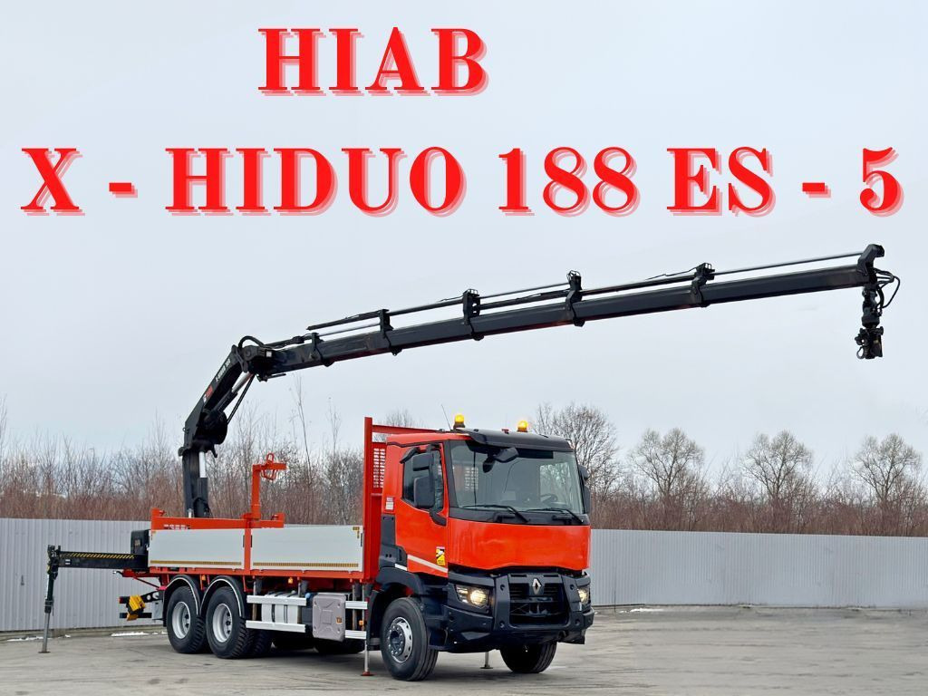 Renault C 430 *HIAB X - HIPRO 188 ES - 5 + FUNK* 6x4 - شاحنة كرين: صورة 1 Renault C 430 *HIAB X - HIPRO 188 ES - 5 + FUNK* 6x4 - شاحنة كرين: صورة 1