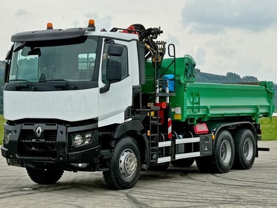 Renault C 430 *KIPPER 5,10 m + PK 16001 - K B* 6x4 - شاحنة كرين: صورة 5 Renault C 430 *KIPPER 5,10 m + PK 16001 - K B* 6x4 - شاحنة كرين: صورة 5