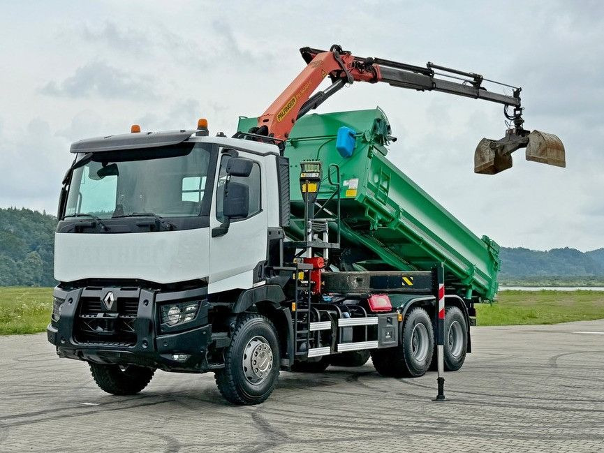 Renault C 430 *KIPPER 5,10 m + PK 16001 - K B* 6x4 - شاحنة قلاب, شاحنة كرين: صورة 2 Renault C 430 *KIPPER 5,10 m + PK 16001 - K B* 6x4 - شاحنة قلاب, شاحنة كرين: صورة 2
