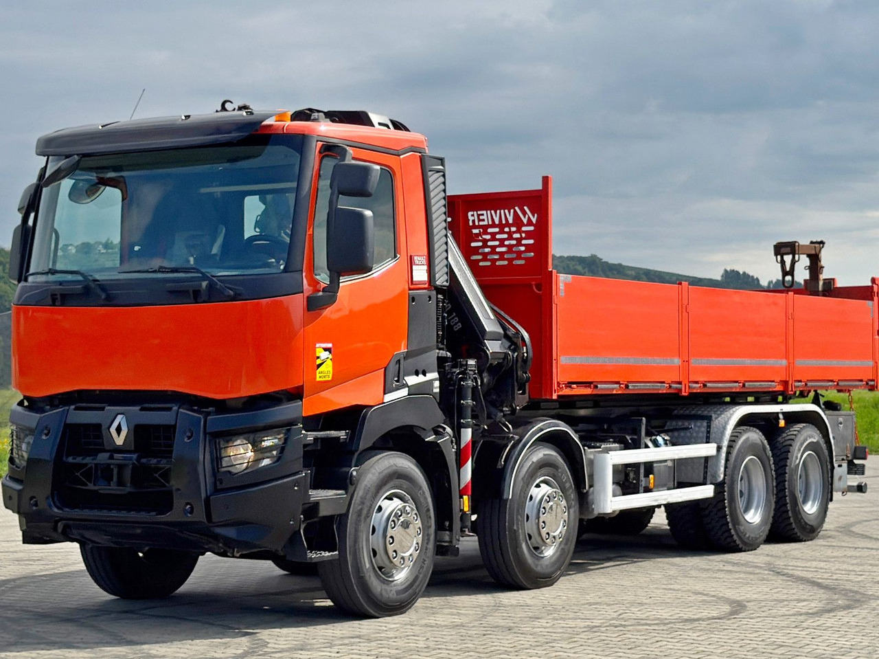 Renault C 430 *KIPPER 6,80m* HIAB X-HIDUO 188 ES-4 * 8x4 - شاحنة كرين: صورة 3 Renault C 430 *KIPPER 6,80m* HIAB X-HIDUO 188 ES-4 * 8x4 - شاحنة كرين: صورة 3