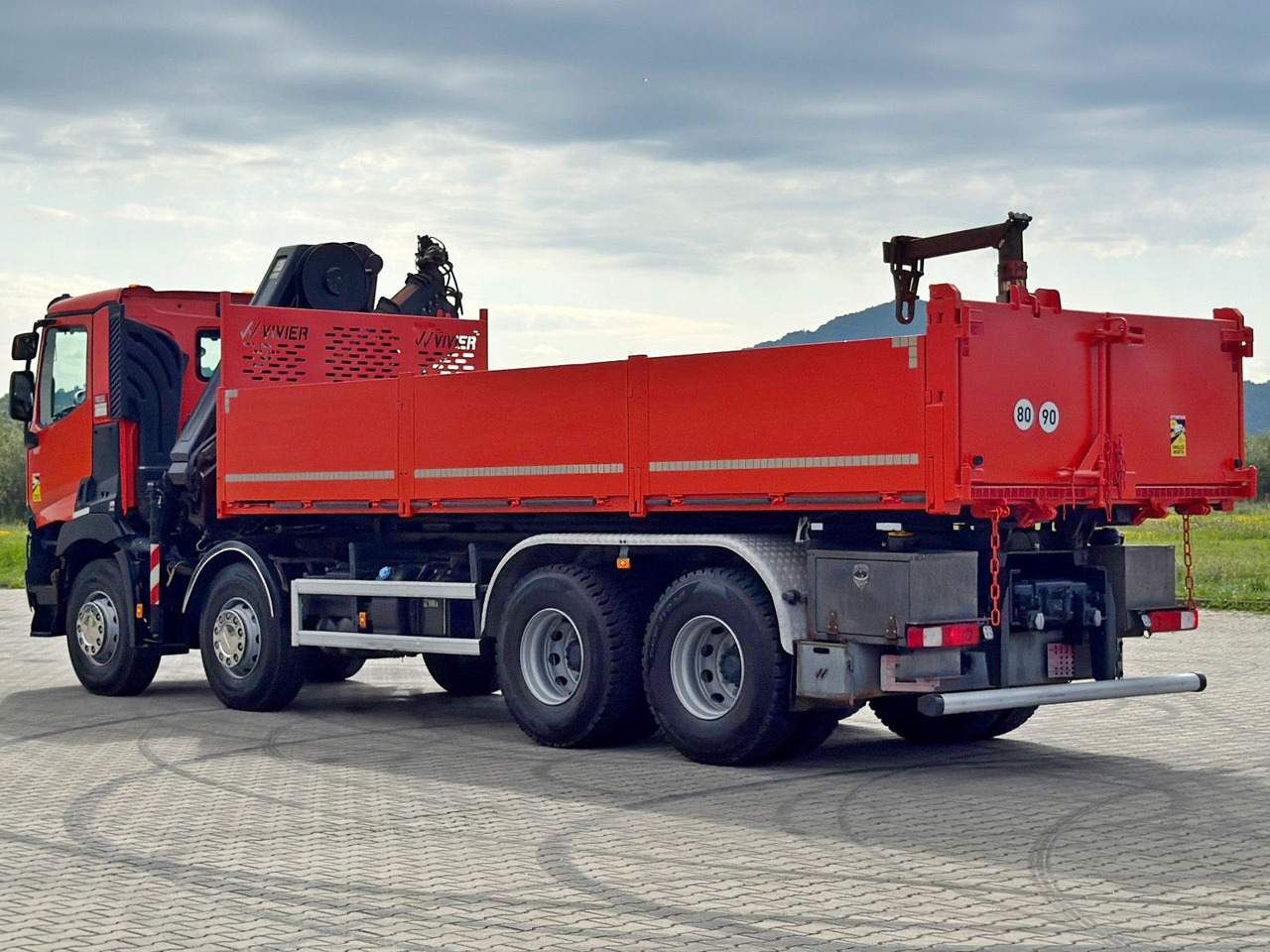 شاحنة قلاب, شاحنة كرين Renault C 430 *KIPPER 6,80m* HIAB X-HIDUO 188 ES-4 * 8x4: صورة 7 شاحنة قلاب, شاحنة كرين Renault C 430 *KIPPER 6,80m* HIAB X-HIDUO 188 ES-4 * 8x4: صورة 7