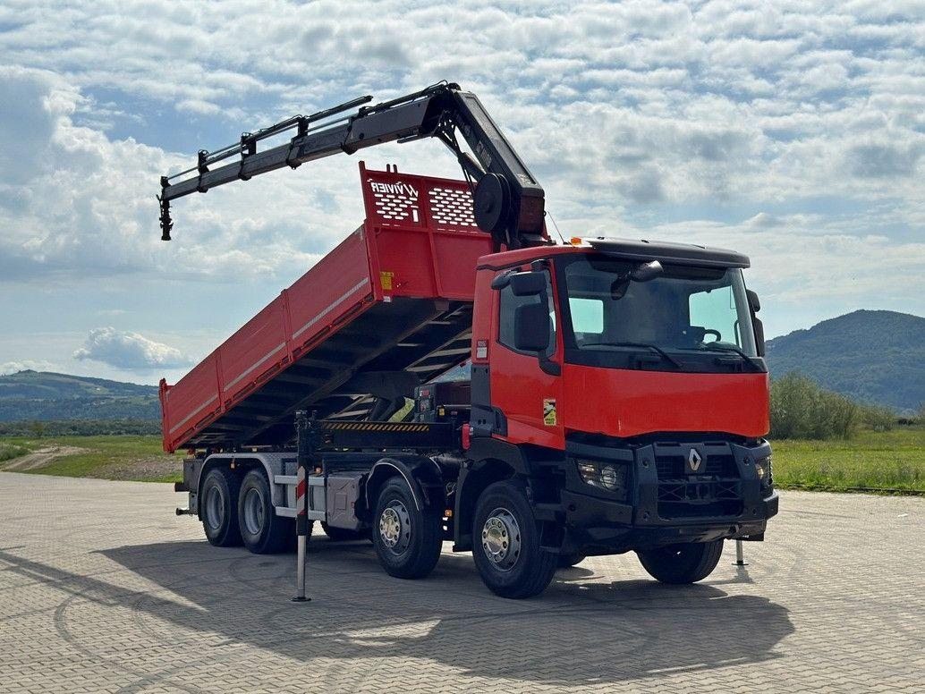 Renault C 430 *KIPPER 6,80m* HIAB X-HIDUO 188 ES-4 * 8x4 - شاحنة كرين: صورة 2 Renault C 430 *KIPPER 6,80m* HIAB X-HIDUO 188 ES-4 * 8x4 - شاحنة كرين: صورة 2