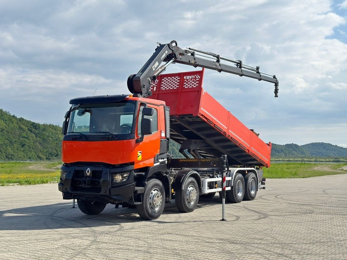 Renault C 430 *KIPPER 6,80m* HIAB X-HIDUO 188 ES-4 * 8x4 - شاحنة قلاب, شاحنة كرين: صورة 2 Renault C 430 *KIPPER 6,80m* HIAB X-HIDUO 188 ES-4 * 8x4 - شاحنة قلاب, شاحنة كرين: صورة 2