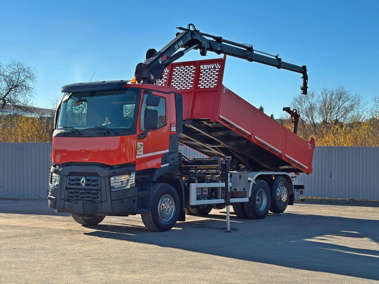 Renault C430 * HIAB 144 BS - 3 HIDUO+ FUNK/ 6x2 - شاحنة قلاب, شاحنة كرين: صورة 2 Renault C430 * HIAB 144 BS - 3 HIDUO+ FUNK/ 6x2 - شاحنة قلاب, شاحنة كرين: صورة 2