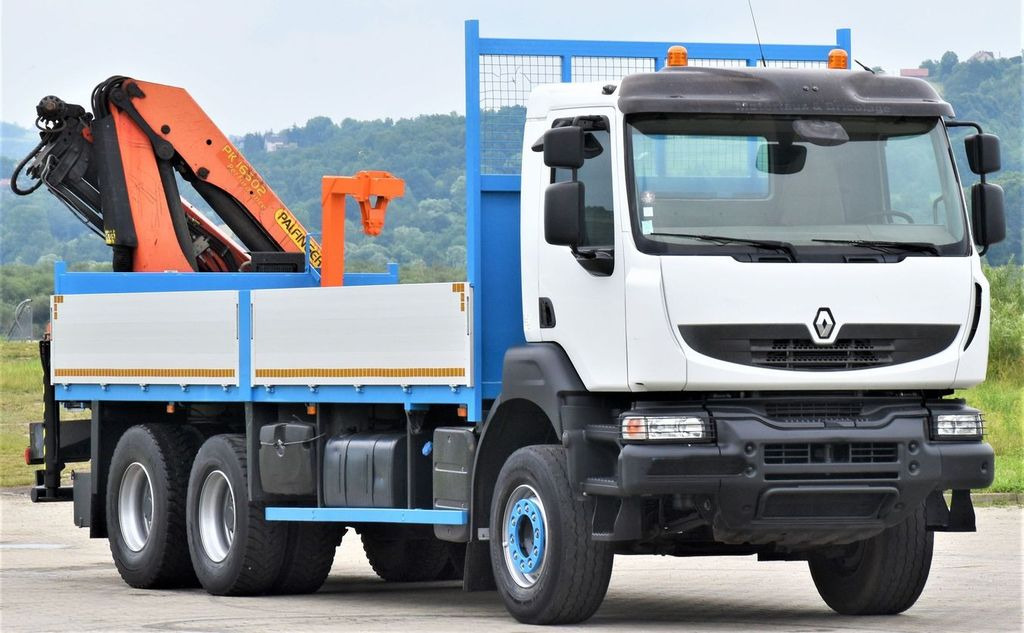 Renault KERAX 370 *PK 16502 + FUNK / 6x4 * TOP - شاحنة كرين, شاحنات مسطحة: صورة 3 Renault KERAX 370 *PK 16502 + FUNK / 6x4 * TOP - شاحنة كرين, شاحنات مسطحة: صورة 3