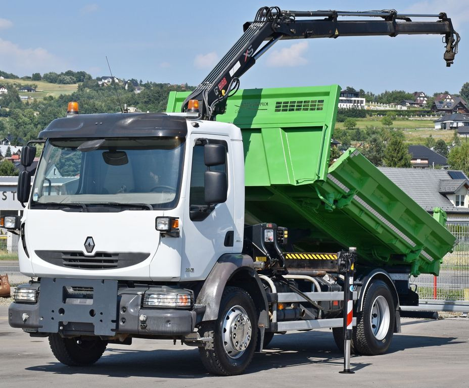 Renault MIDLUM 220 DXI *KIPPER 3,80m *HIAB 077 B-2 DUO - شاحنة كرين, شاحنة قلاب: صورة 3 Renault MIDLUM 220 DXI *KIPPER 3,80m *HIAB 077 B-2 DUO - شاحنة كرين, شاحنة قلاب: صورة 3