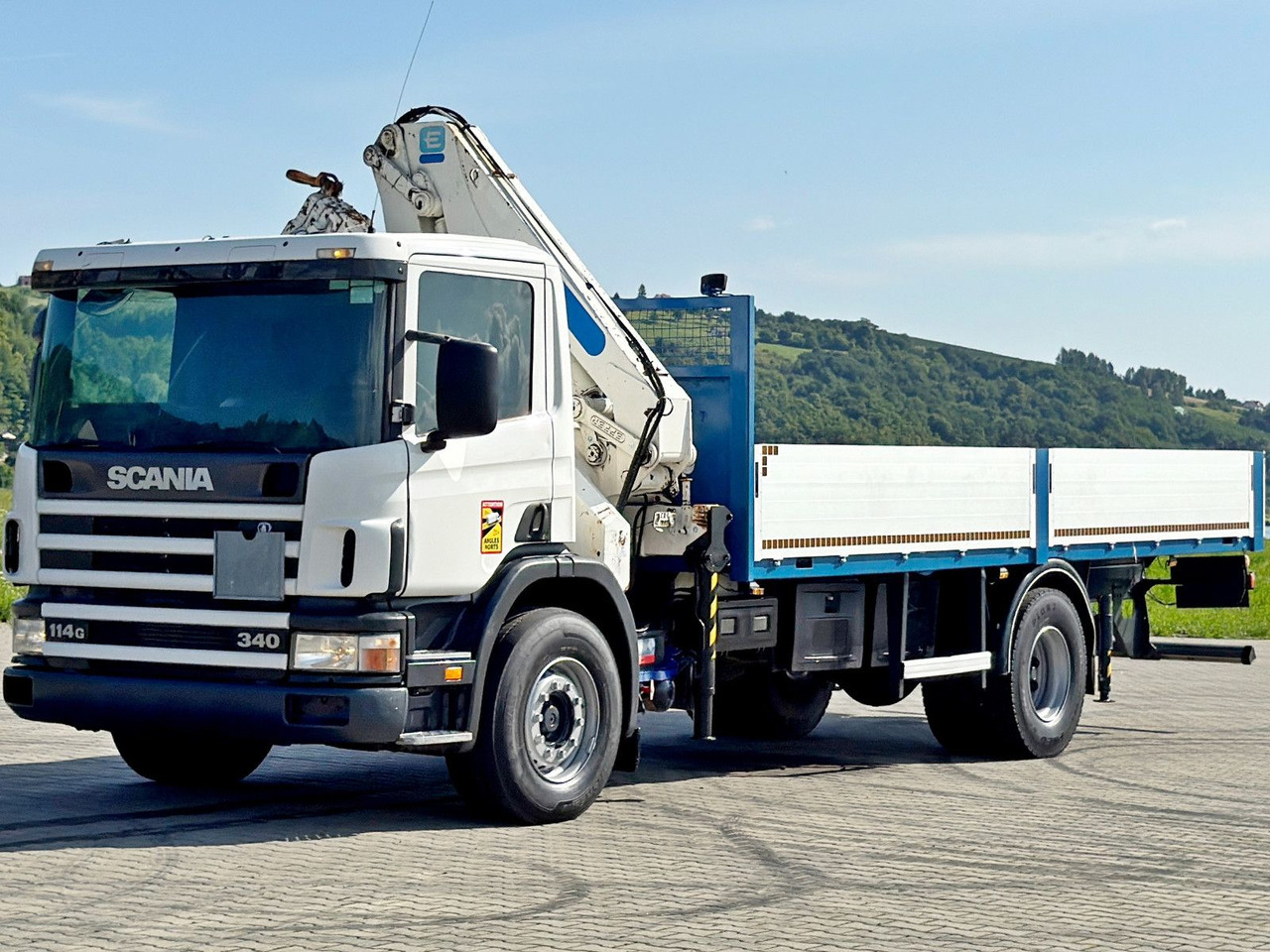 Scania 114 G 340 * PRITSCHE 7,00m * EFFER 210 3S + FUNK - شاحنة كرين: صورة 3 Scania 114 G 340 * PRITSCHE 7,00m * EFFER 210 3S + FUNK - شاحنة كرين: صورة 3