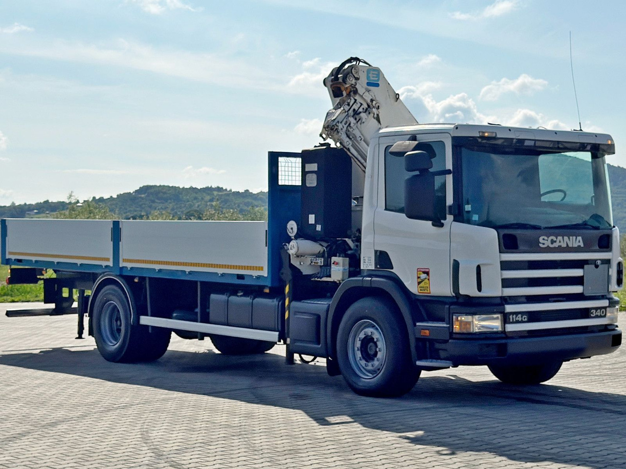 Scania 114 G 340 * PRITSCHE 7,00m * EFFER 210 3S + FUNK - شاحنة كرين: صورة 4 Scania 114 G 340 * PRITSCHE 7,00m * EFFER 210 3S + FUNK - شاحنة كرين: صورة 4