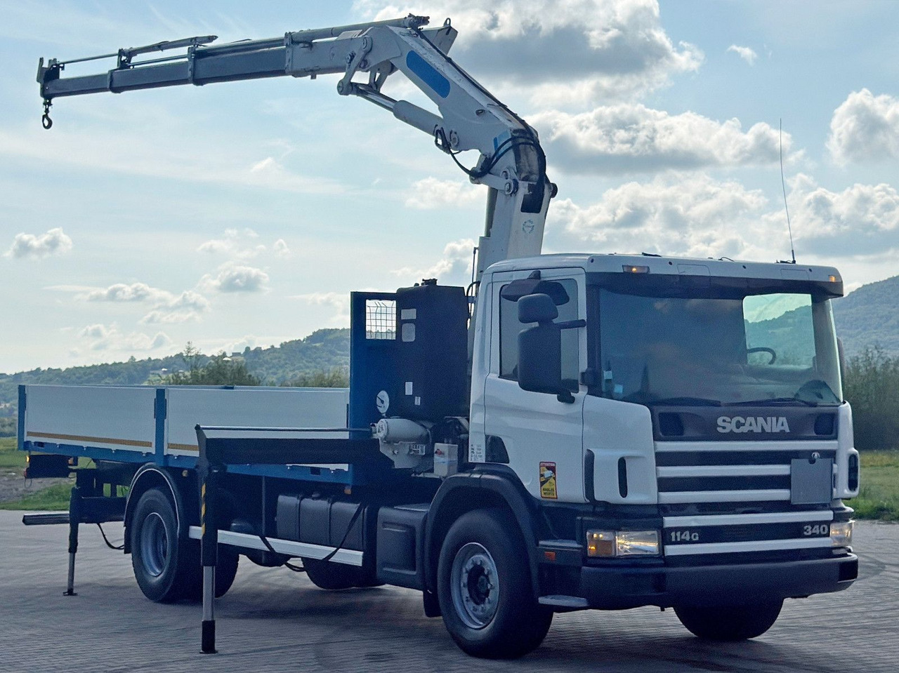 Scania 114 G 340 * PRITSCHE 7,00m * EFFER 210 3S + FUNK - شاحنة كرين: صورة 2 Scania 114 G 340 * PRITSCHE 7,00m * EFFER 210 3S + FUNK - شاحنة كرين: صورة 2