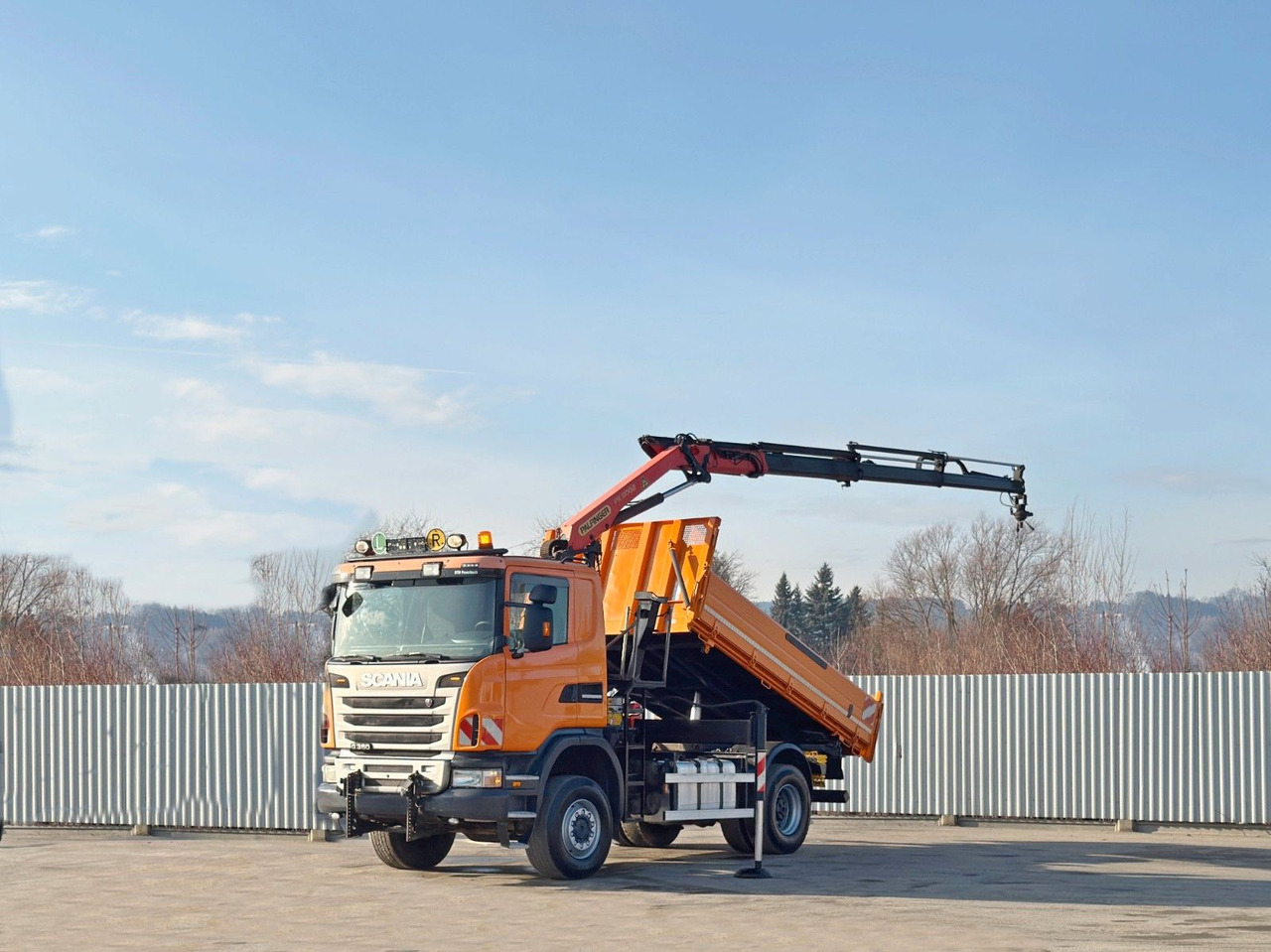 Scania G 360 * KIPPER 4,15m * PALFINGER PK 11002/ 4x4 - شاحنة كرين: صورة 2 Scania G 360 * KIPPER 4,15m * PALFINGER PK 11002/ 4x4 - شاحنة كرين: صورة 2