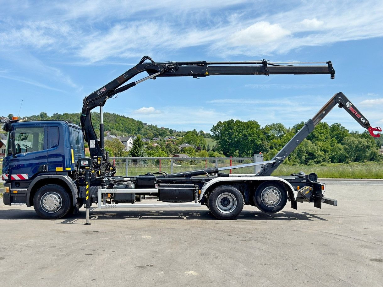 Scania P 360 * ABROLLKIPPER * HIAB 111 BS -2 HIDUO/FUNK - شاحنة ذات خطاف, شاحنة كرين: صورة 5 Scania P 360 * ABROLLKIPPER * HIAB 111 BS -2 HIDUO/FUNK - شاحنة ذات خطاف, شاحنة كرين: صورة 5