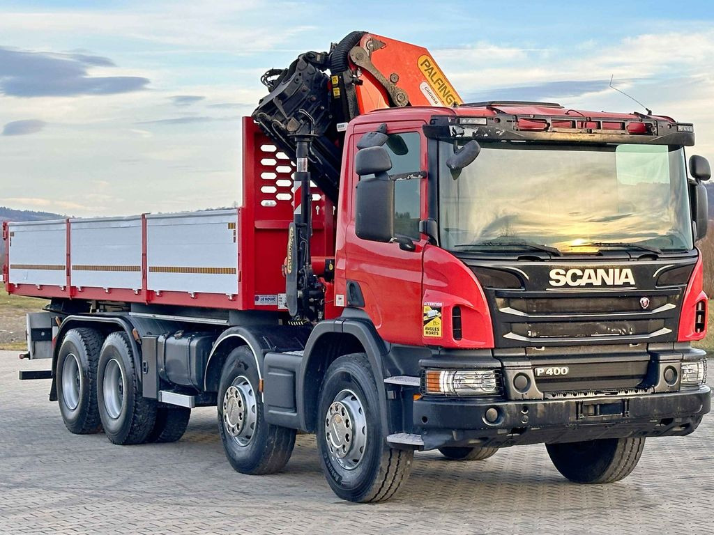 Scania P 400 Kipper 6,80 m * PK 33002-EH D + FUNK * 8x4 Scania P 400 Kipper 6,80 m * PK 33002-EH D + FUNK * 8x4 - شاحنة كرين, شاحنة قلاب: صورة 4 Scania P 400 Kipper 6,80 m * PK 33002-EH D + FUNK * 8x4 Scania P 400 Kipper 6,80 m * PK 33002-EH D + FUNK * 8x4 - شاحنة كرين, شاحنة قلاب: صورة 4