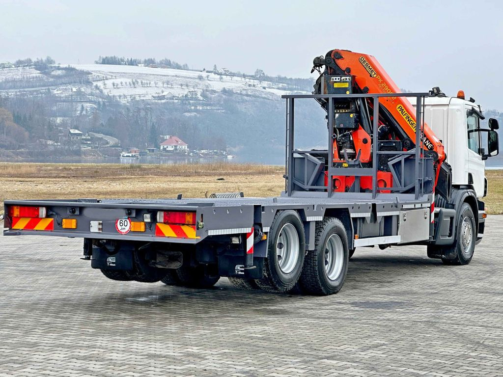 شاحنة كرين, شاحنات مسطحة Scania P 420* PLATFORM 6,80m * PK 29002+FUNK * TOP: صورة 8