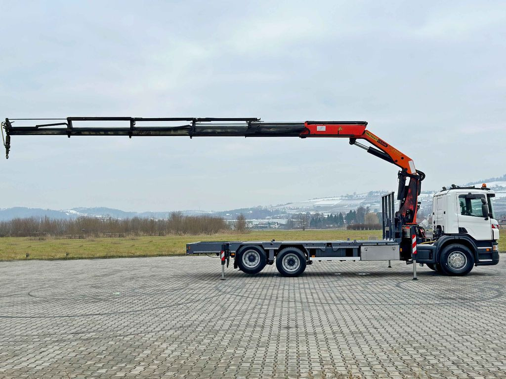 شاحنة كرين, شاحنات مسطحة Scania P 420* PLATFORM 6,80m * PK 29002+FUNK * TOP: صورة 6
