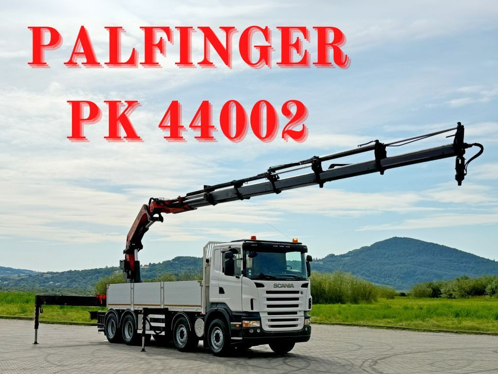 Scania R 420 PRITSCHE 6,47 m * PK 44002/FUNK * 8x4 /TOP - شاحنة كرين: صورة 1 Scania R 420 PRITSCHE 6,47 m * PK 44002/FUNK * 8x4 /TOP - شاحنة كرين: صورة 1