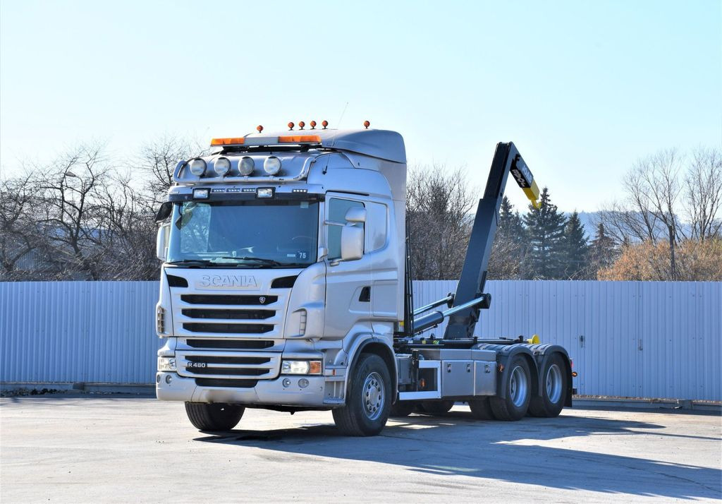 Scania R 480 Abrollkipper * 6x4 * Top Zustand ! Scania R 480 Abrollkipper * 6x4 * Top Zustand ! - شاحنة ذات خطاف: صورة 2 Scania R 480 Abrollkipper * 6x4 * Top Zustand ! Scania R 480 Abrollkipper * 6x4 * Top Zustand ! - شاحنة ذات خطاف: صورة 2