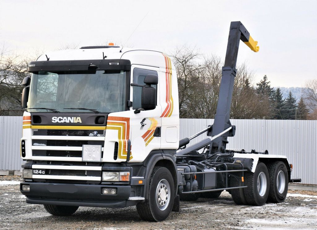 Scania R124 470 Abrollkipper *6x2* Top Zustand ! - شاحنة ذات خطاف: صورة 2 Scania R124 470 Abrollkipper *6x2* Top Zustand ! - شاحنة ذات خطاف: صورة 2