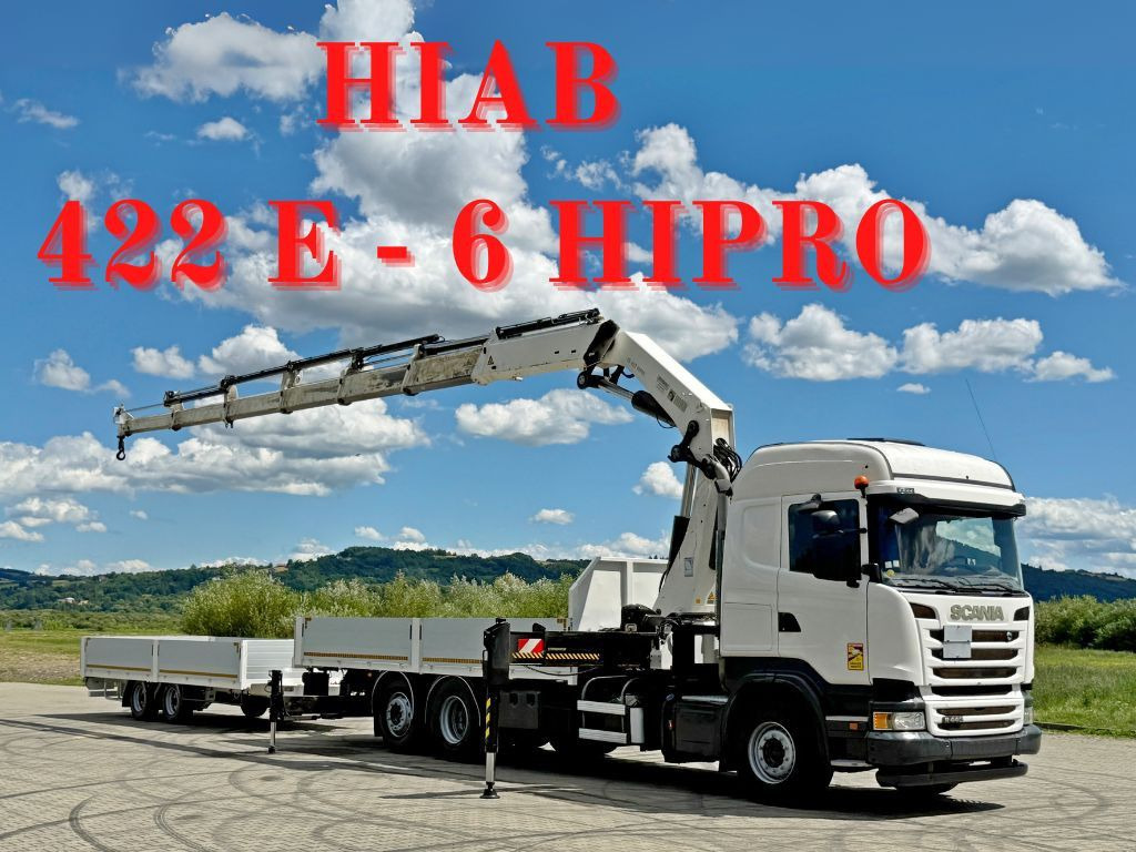 Scania R440 * HIAB 422 E-6 HIPRO + FUNK + Anhänger!*TOP - شاحنة كرين: صورة 1 Scania R440 * HIAB 422 E-6 HIPRO + FUNK + Anhänger!*TOP - شاحنة كرين: صورة 1