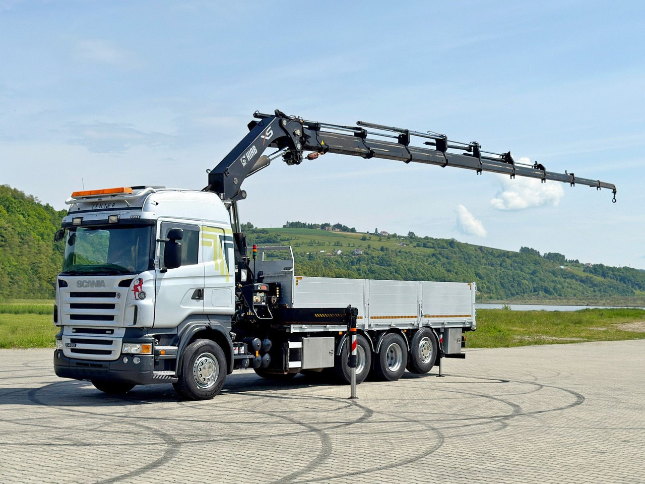 Scania R480 PRITSCHE 6,85m *HIAB 377 E-8 HIPRO/FUNK*8x4 - شاحنة كرين: صورة 2 Scania R480 PRITSCHE 6,85m *HIAB 377 E-8 HIPRO/FUNK*8x4 - شاحنة كرين: صورة 2