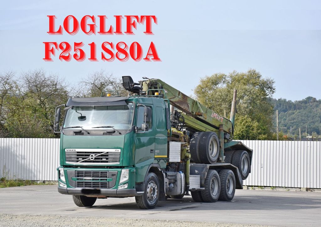 Volvo FH 500 * LOGLIFT F251 S80A + Anhänger /6x4 Volvo FH 500 * LOGLIFT F251 S80A + Anhänger /6x4 - شاحنة قطع الأشجار, شاحنة كرين: صورة 1 Volvo FH 500 * LOGLIFT F251 S80A + Anhänger /6x4 Volvo FH 500 * LOGLIFT F251 S80A + Anhänger /6x4 - شاحنة قطع الأشجار, شاحنة كرين: صورة 1