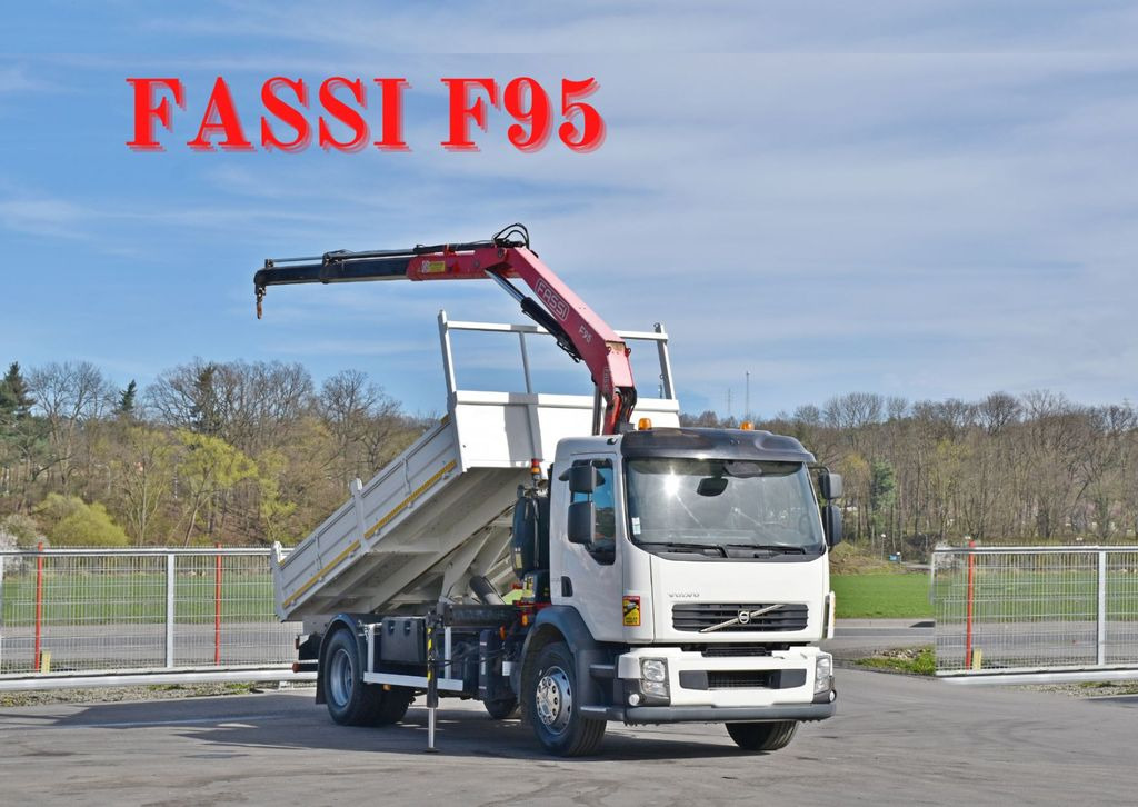 Volvo FL 290 KIPPER 4,90m * FASSI F95A.22 + FUNK * TOP Volvo FL 290 KIPPER 4,90m * FASSI F95A.22 + FUNK * TOP - شاحنة كرين, شاحنة قلاب: صورة 1 Volvo FL 290 KIPPER 4,90m * FASSI F95A.22 + FUNK * TOP Volvo FL 290 KIPPER 4,90m * FASSI F95A.22 + FUNK * TOP - شاحنة كرين, شاحنة قلاب: صورة 1