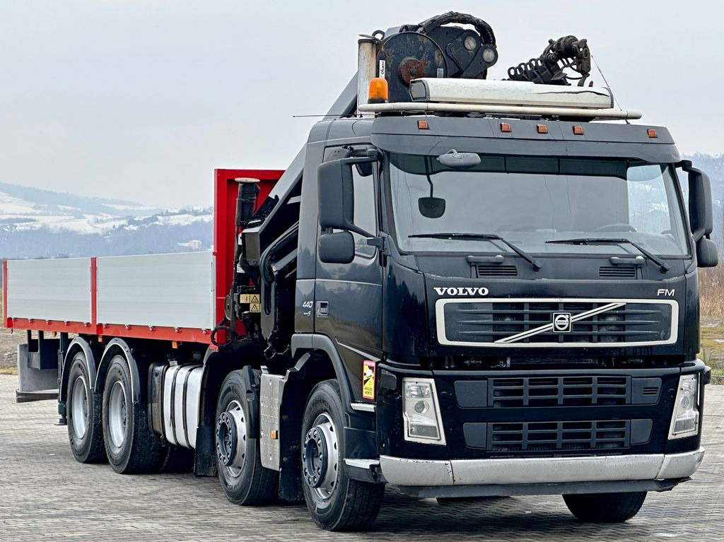 Volvo FM 440* HIAB 377 E-7 HIDUO + FUNK / 8x4 Volvo FM 440* HIAB 377 E-7 HIDUO + FUNK / 8x4 - شاحنات مسطحة, شاحنة كرين: صورة 3 Volvo FM 440* HIAB 377 E-7 HIDUO + FUNK / 8x4 Volvo FM 440* HIAB 377 E-7 HIDUO + FUNK / 8x4 - شاحنات مسطحة, شاحنة كرين: صورة 3