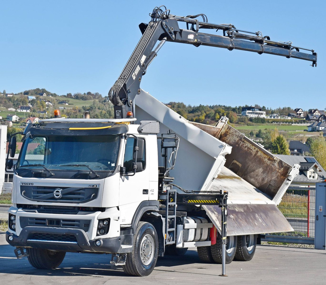 Volvo FMX 410 Kipper 5,20m*HIAB 122 D-4 HIDUO/FUNK*6x4 - شاحنة كرين: صورة 3 Volvo FMX 410 Kipper 5,20m*HIAB 122 D-4 HIDUO/FUNK*6x4 - شاحنة كرين: صورة 3