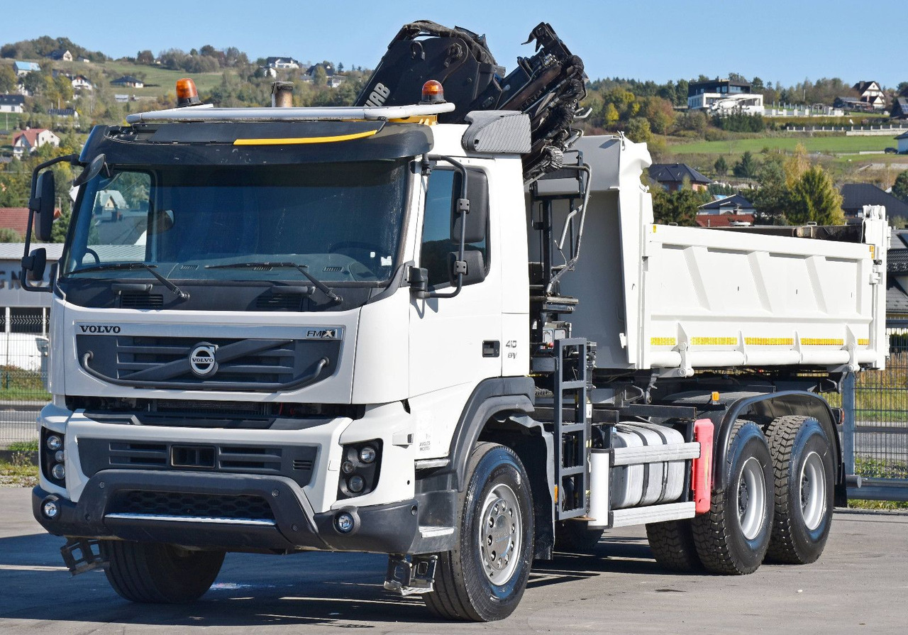 Volvo FMX 410 Kipper 5,20m*HIAB 122 D-4 HIDUO/FUNK*6x4 - شاحنة كرين: صورة 5 Volvo FMX 410 Kipper 5,20m*HIAB 122 D-4 HIDUO/FUNK*6x4 - شاحنة كرين: صورة 5