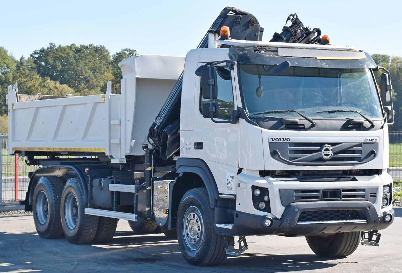 Volvo FMX 410 Kipper 5,20m*HIAB 122 D-4 HIDUO/FUNK*6x4 - شاحنة كرين: صورة 4 Volvo FMX 410 Kipper 5,20m*HIAB 122 D-4 HIDUO/FUNK*6x4 - شاحنة كرين: صورة 4