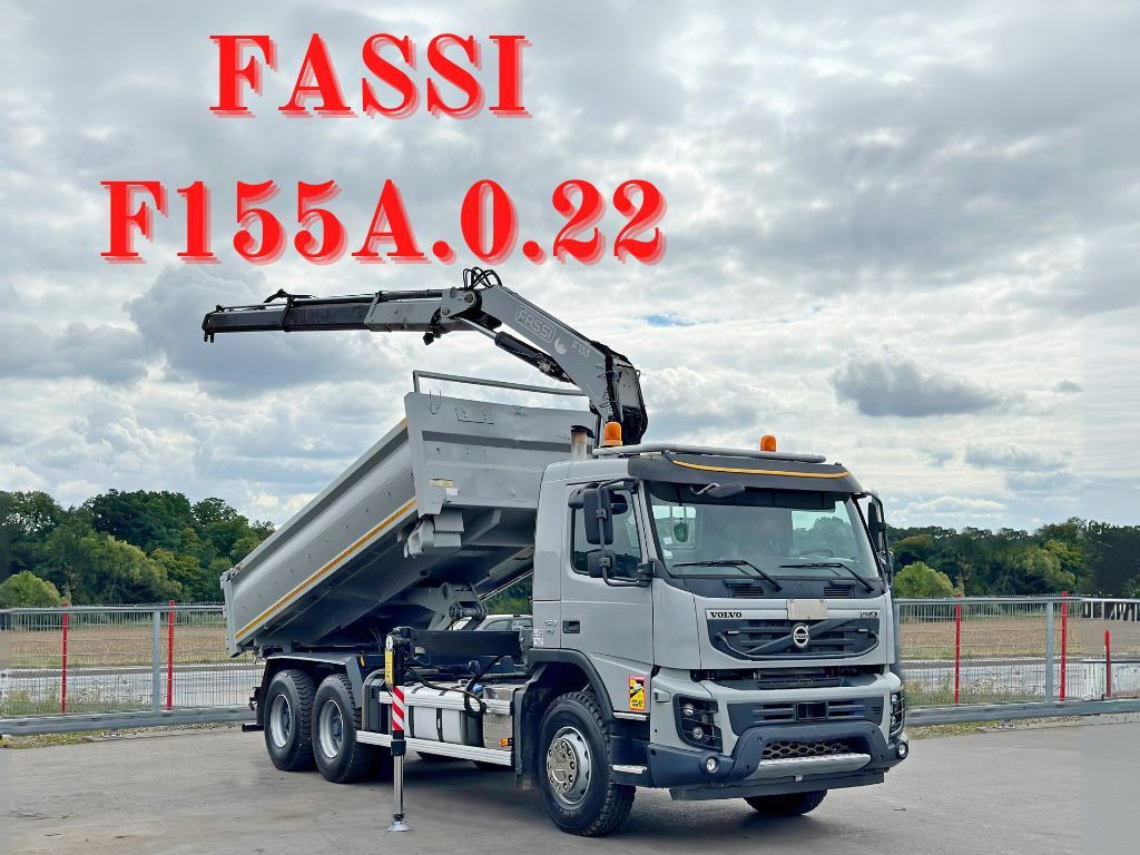 Volvo FMX 420 Kipper 5,10m *FASSI F155A.0.22+FUNK/6x4 - شاحنة قلاب: صورة 1 Volvo FMX 420 Kipper 5,10m *FASSI F155A.0.22+FUNK/6x4 - شاحنة قلاب: صورة 1