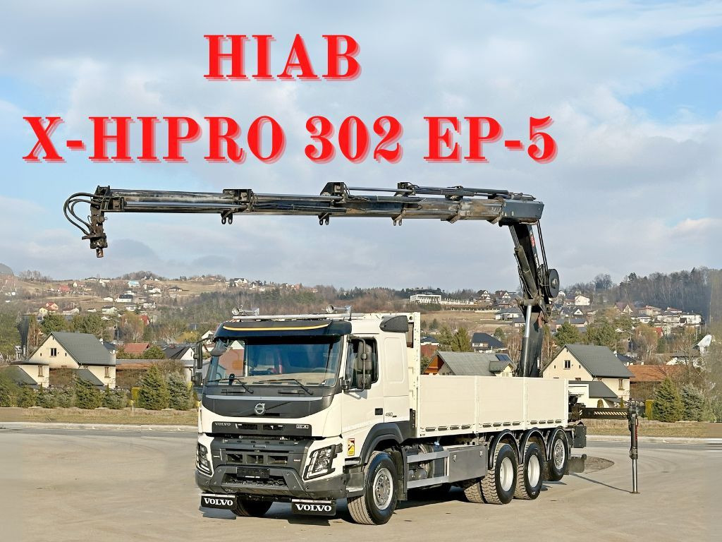 Volvo FMX 460 HIAB X - HIPRO 302 EP - 5 + FUNK/ 8x4 Volvo FMX 460 HIAB X - HIPRO 302 EP - 5 + FUNK/ 8x4 - شاحنة كرين, شاحنات مسطحة: صورة 1 Volvo FMX 460 HIAB X - HIPRO 302 EP - 5 + FUNK/ 8x4 Volvo FMX 460 HIAB X - HIPRO 302 EP - 5 + FUNK/ 8x4 - شاحنة كرين, شاحنات مسطحة: صورة 1