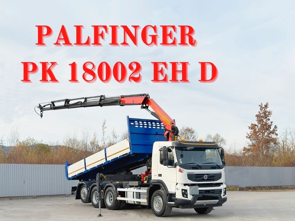 Volvo FMX 460 Kipper 6,40m + PALFINGER PK 18002 EH D - شاحنة كرين: صورة 1 Volvo FMX 460 Kipper 6,40m + PALFINGER PK 18002 EH D - شاحنة كرين: صورة 1