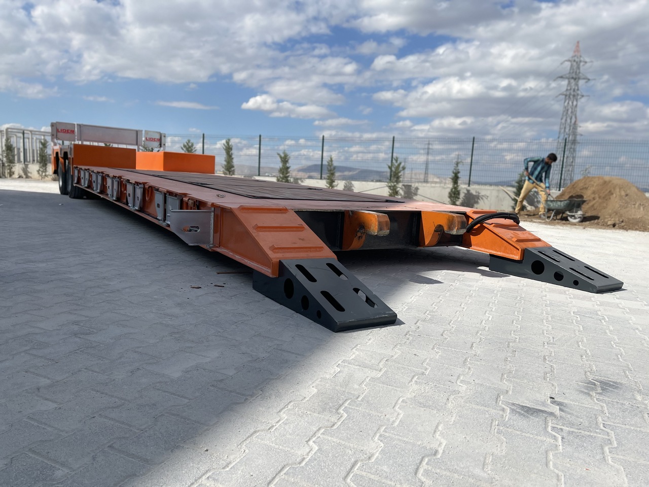 LIDER 2025 MODEL NEW LOWBOY TRAILER FROM MANUFACTURER - عربة منخفضة مسطحة نصف مقطورة: صورة 5 LIDER 2025 MODEL NEW LOWBOY TRAILER FROM MANUFACTURER - عربة منخفضة مسطحة نصف مقطورة: صورة 5