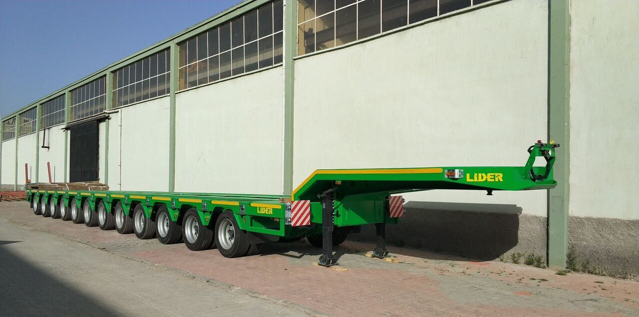 جديدة عربة منخفضة مسطحة نصف مقطورة LIDER 2025 Model 200 TONS CAPACITY New Productions Directly From Manufacture: صورة 7